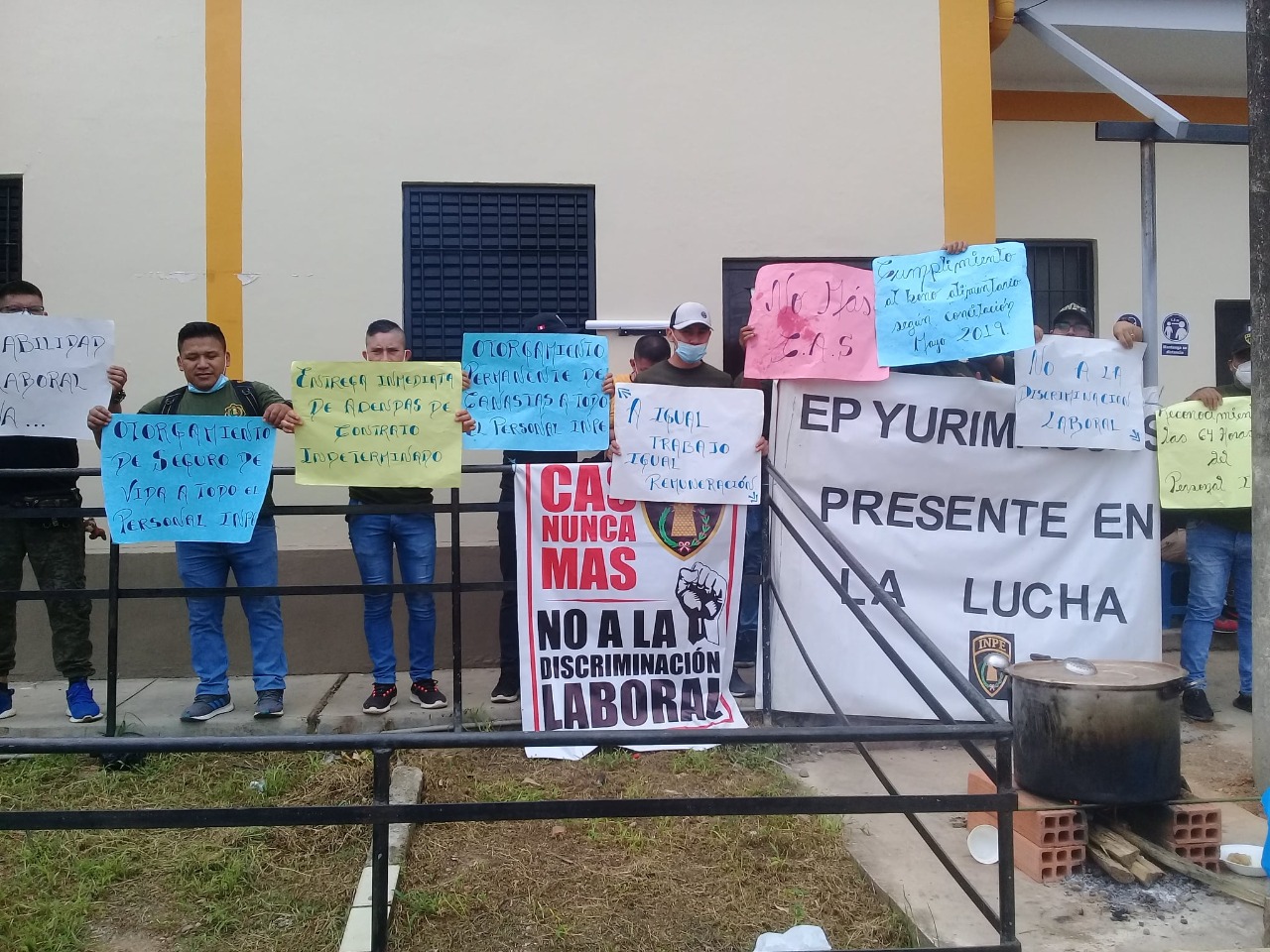 Servidores INPE hacen huelga en Yurimaguas